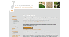 Desktop Screenshot of loesungswege-wagner.de