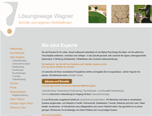 Tablet Screenshot of loesungswege-wagner.de